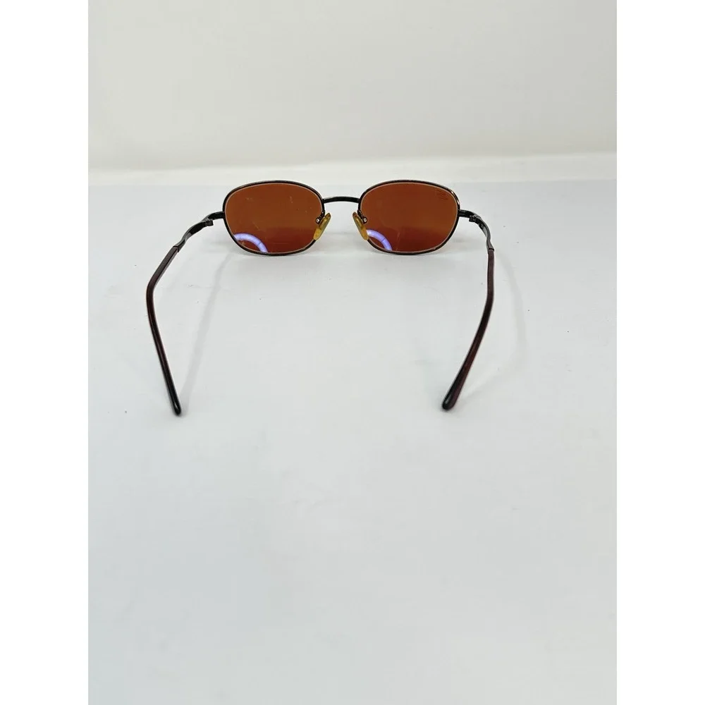 Vintage Serengeti Tradewind 6469 Sunglasses Shiny Henna Brown Drivers Glass Case